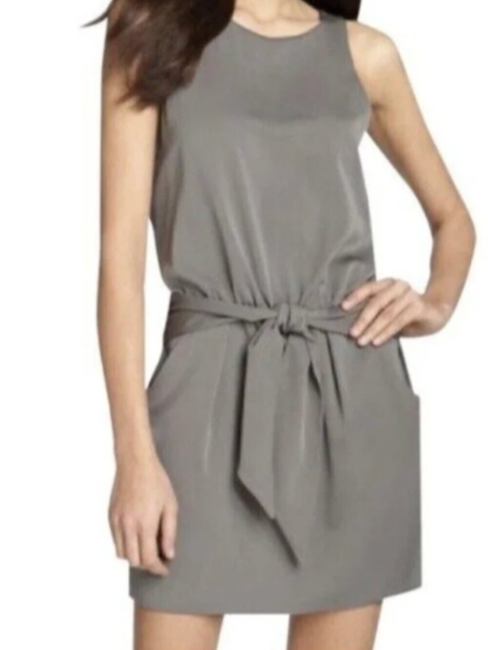 Theory Cristal Lifestyle Silk Dress Party Cocktail Night Out Size 6 Women's